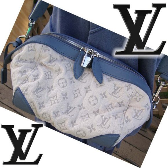 LOUIS VUITTON spring summer 2012 denim pochette - Picture 2 of 16